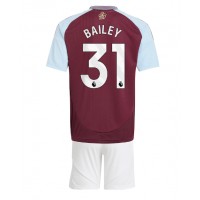 Maglie da calcio Aston Villa Leon Bailey #31 Prima Maglia Bambino 2024-25 Manica Corta (+ Pantaloni corti)